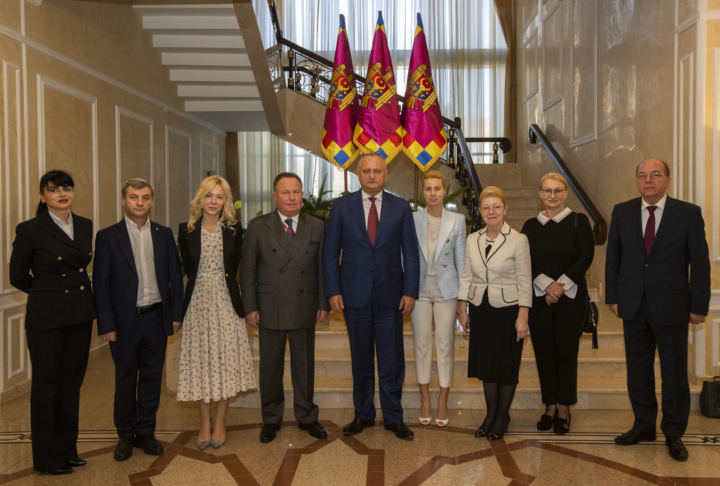 Елена Мильская встретилась с Президентом Молдовы Игорем Додоном