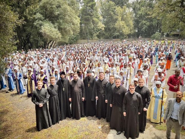 Объединённый хор Московской духовной академии посетил Эфиопию